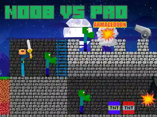 Mäng Noob vs Pro Armageddon Internetis