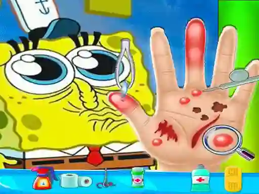 Mäng Spongebob Hand Doctor Internetis