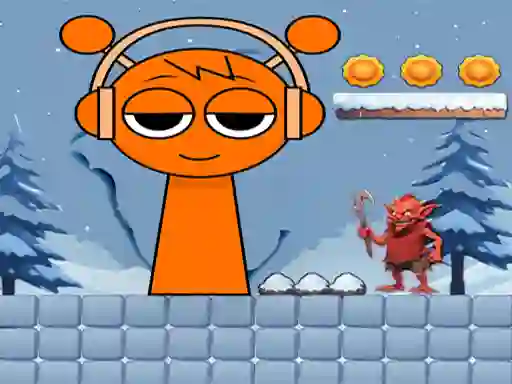 Mäng Super Sprunki Run Internetis