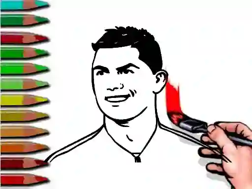 Mäng Ronaldo Coloring Book Internetis