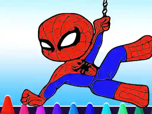 Mäng Spiderman Coloring book Internetis