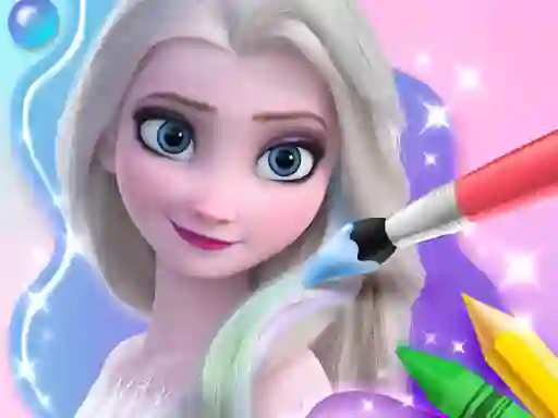 Mäng Coloring Book For Elsa Internetis