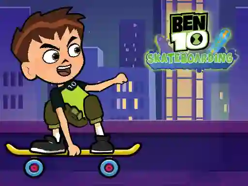 Mäng Ben 10 Skateboarding Internetis