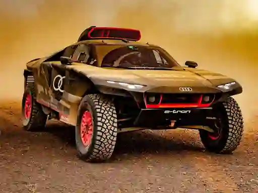 Mäng Audi RS Q Dakar Rally Puzzle Internetis