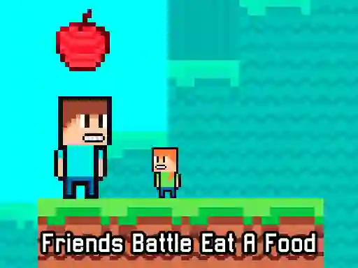 Mäng Friends Battle Eat A Food Internetis