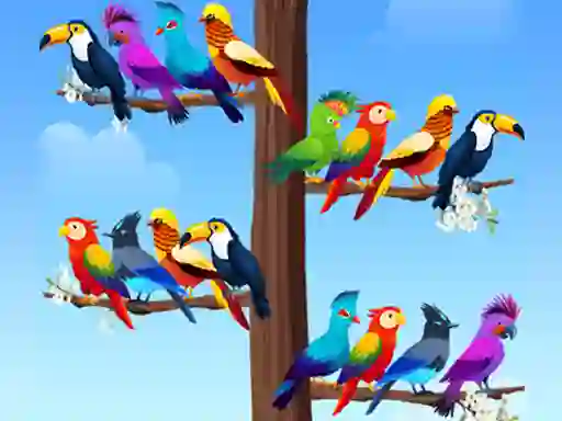 Mäng Bird Sort Internetis
