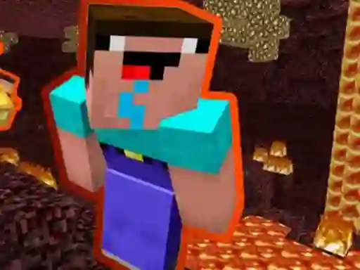 Mäng Noob Parkour: Nether Internetis