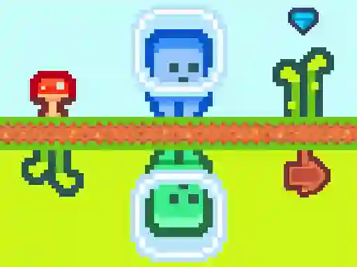 Mäng Two Aliens Adventure Internetis