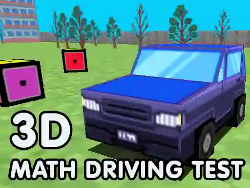 Mäng 3D Math Driving Test Internetis