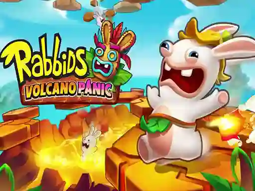 Mäng Rabbids Volcano Panic Internetis