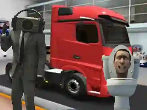 Mäng Truck Simulator Skibidi Toilet Internetis