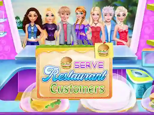 Mäng Serve Restaurant Customers Internetis