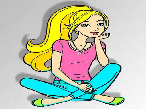 Mäng Barbie Coloring Internetis