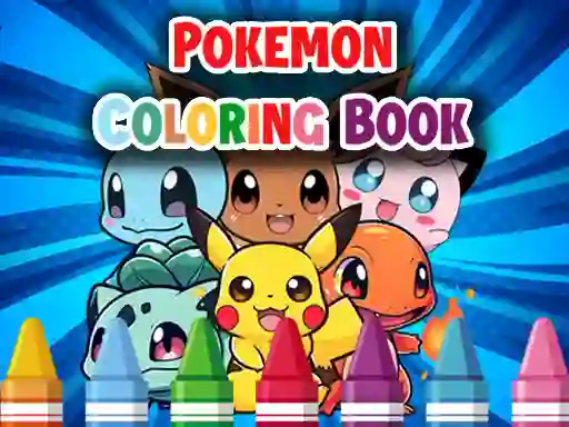 Mäng Pokemon Coloring Book Internetis