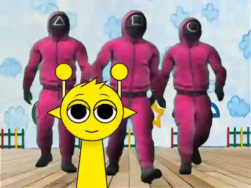 Mäng Sprunki in Squid Game Chamber Internetis
