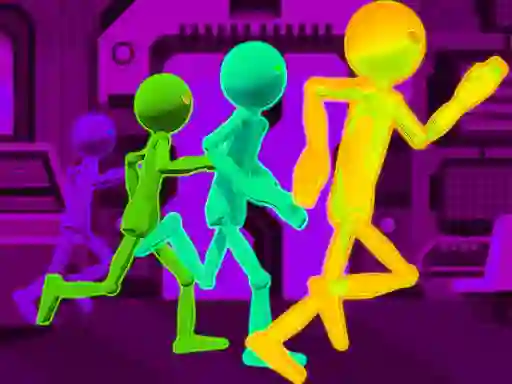 Mäng Stickman Escape Parkour Internetis