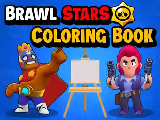 Mäng Brawl Stars Coloring Books Internetis