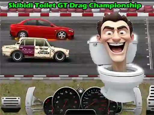 Mäng Skibidi Toilet GT Drag Championship Internetis