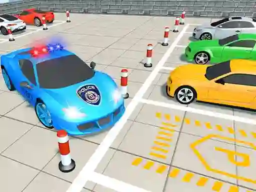 Mäng Police Super Car Parking Challenge 3D Internetis