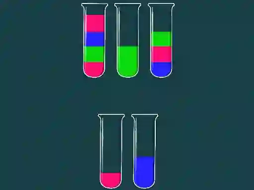 Mäng Water Sorting Color in the bottle Internetis