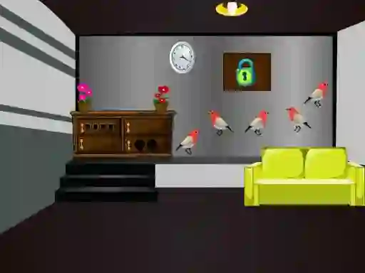 Mäng Grey Checked Room Escape Internetis