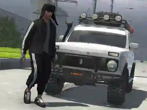 Mäng Russian Taz Driving 3 Internetis