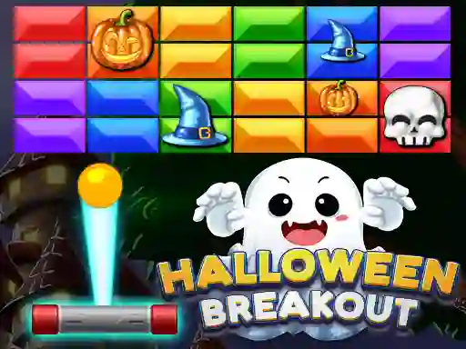 Mäng Halloween Breakout Internetis