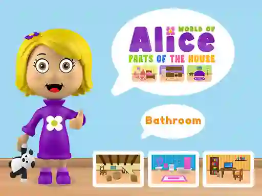 Mäng World of Alice Parts of the House Internetis