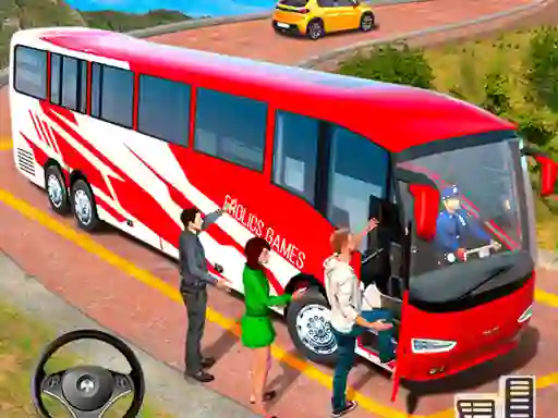 Mäng Modern Bus Simulator New Parking Games Internetis