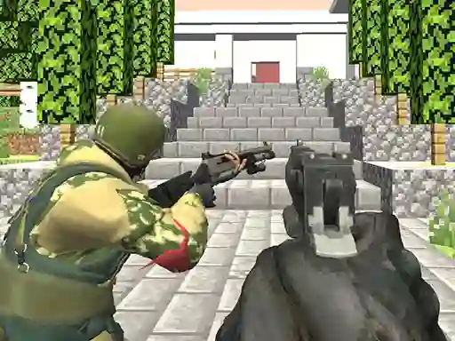 Mäng Blocky siege Internetis