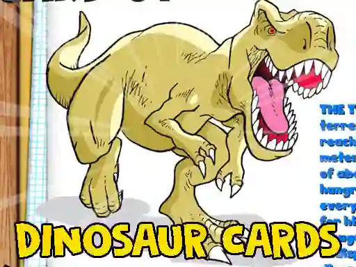 Mäng Dinosaur Cards Internetis