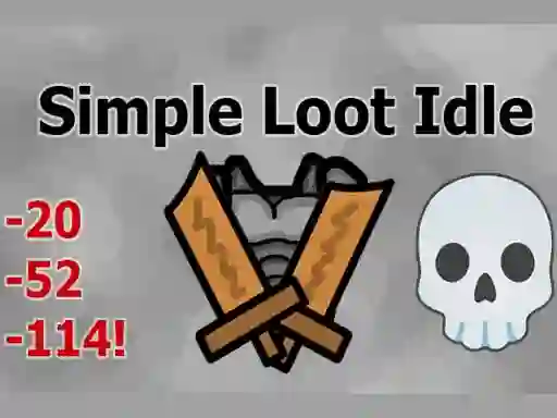 Mäng Simple Loot Idle Internetis
