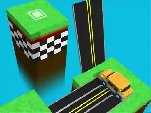 Mäng Blocky Taxy ZigZag Internetis