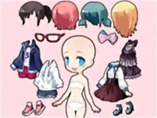 Mäng Chibi Anime Princess Doll Internetis