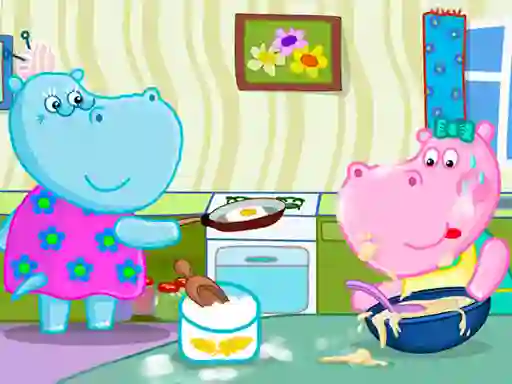 Mäng Hippo Cooking School Internetis