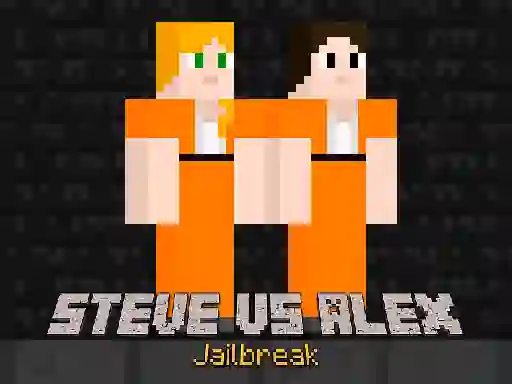 Mäng Steve vs Alex Jailbreak Internetis
