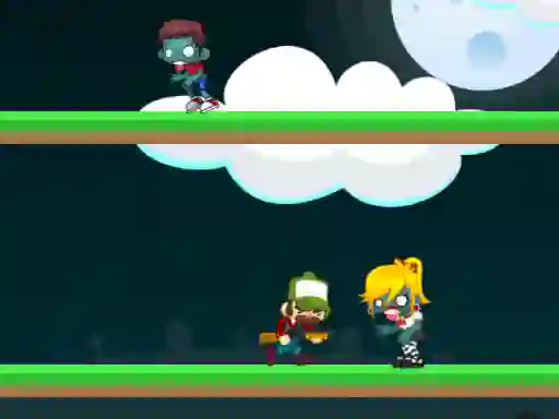 Mäng Zombies Jump Internetis