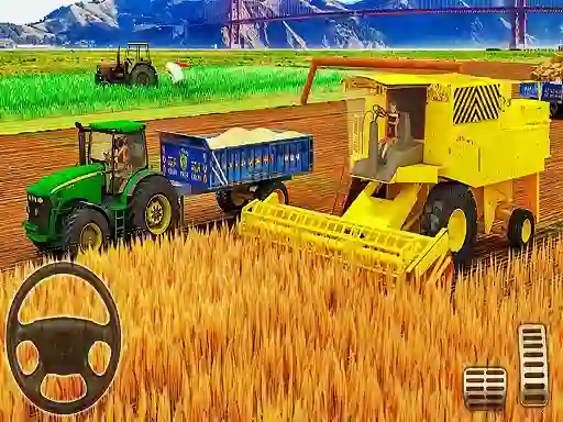 Mäng US Modern Tractor Farming Game 3D 2022 Internetis