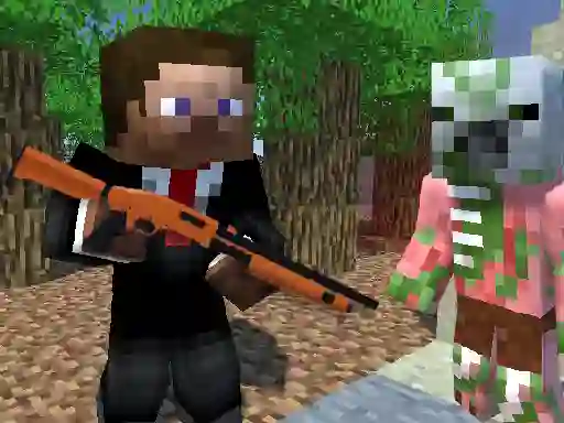 Mäng Zombie Shooter Survival Internetis