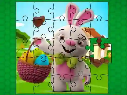 Mäng Easter Bunny Eggs Jigsaw Internetis