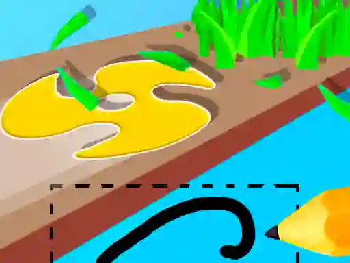 Mäng Scribble Grass Cutter Internetis
