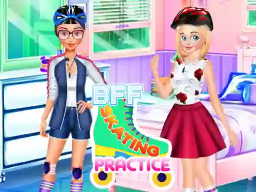 Mäng BFF Skating Practice Internetis