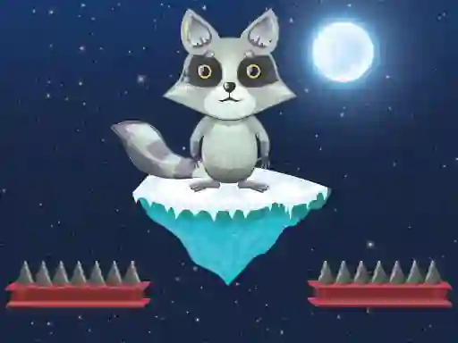Mäng Jumping Raccoon Internetis