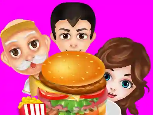 Mäng Buger Cooking Food Shop Internetis