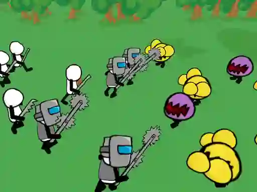Mäng Stickman Gun Battle Simulator Internetis