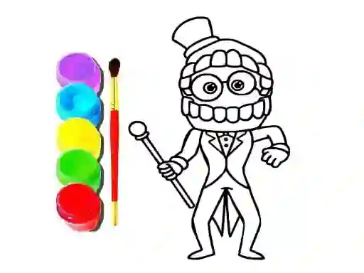 Mäng Digital Circus Click and Paint Internetis