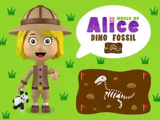 Mäng World of Alice Dino Fossil Internetis