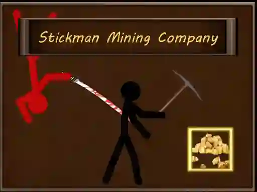 Mäng Stickman mining Company Internetis
