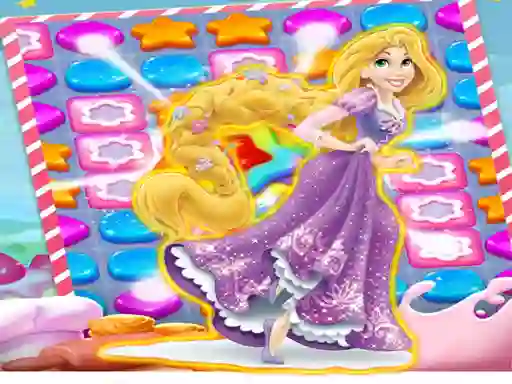Mäng Princess Rapunzel Match3 Internetis