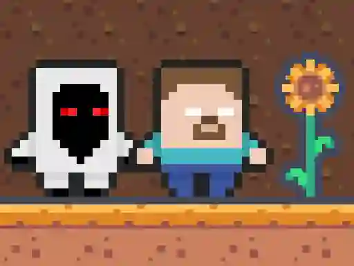 Mäng Entity 303 vs Herobrine Internetis